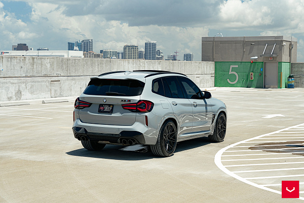 Фото дисков Vossen HF-7 Черный глянец на BMW X3/X3 M (G01/F97)