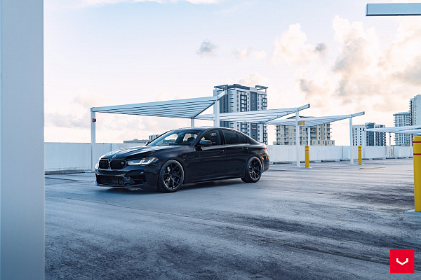 Фото дисков Vossen HF-5 Черный сатин на BMW 5/M5 (G30/F90)