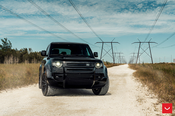 Фото дисков Vossen HF-3 Алмазная проточка на Land Rover Defender II
