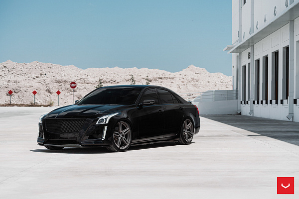 Фото дисков Vossen HF-1 Сатиновый графит на Cadillac CTS II