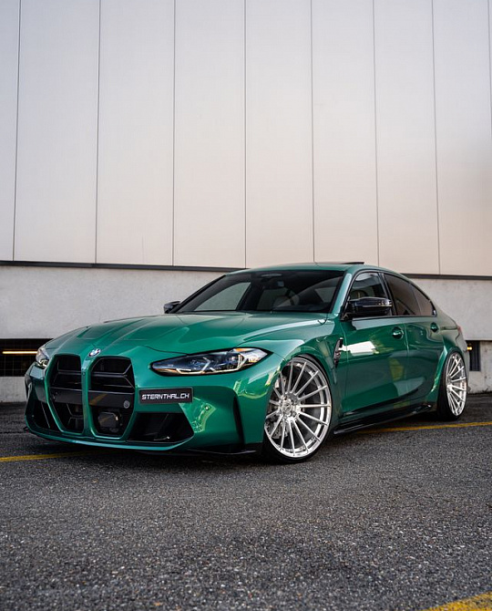Фото дисков ST22 Полированный лак на BMW 3/M3 (G2x/G80)