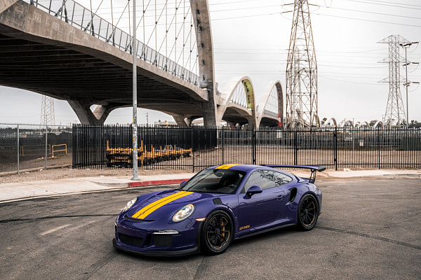 Фото дисков Brixton Forged R11-RS Черный сатин на Porsche 911 VII