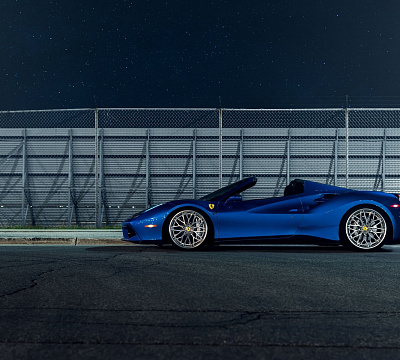 Фото дисков HRE S200 на Ferrari 488