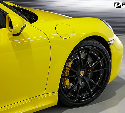 Фото дисков HRE S101 на Nissan GT-R