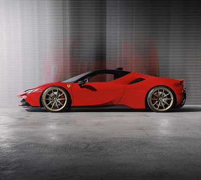 Фото дисков Brixton Forged PF11 R / RS на Ferrari SF90