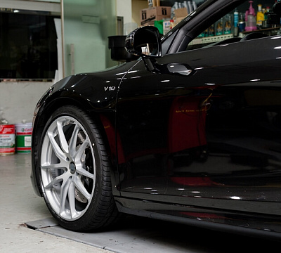Фото дисков HRE P104 на Audi R8 (Typ 42)