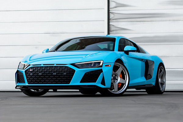 Фото дисков Brixton Forged TR04 Серебро на Audi R8 (4S)