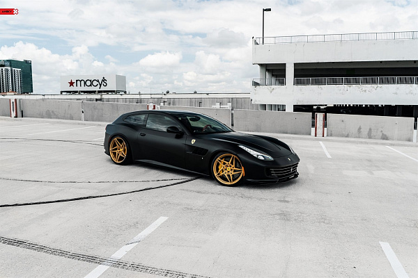 Фото дисков Anrky S1-X3 Сатиновое золото на Ferrari GTC4Lusso