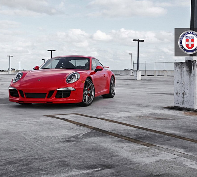 Фото дисков HRE P101 на Porsche 911 VII