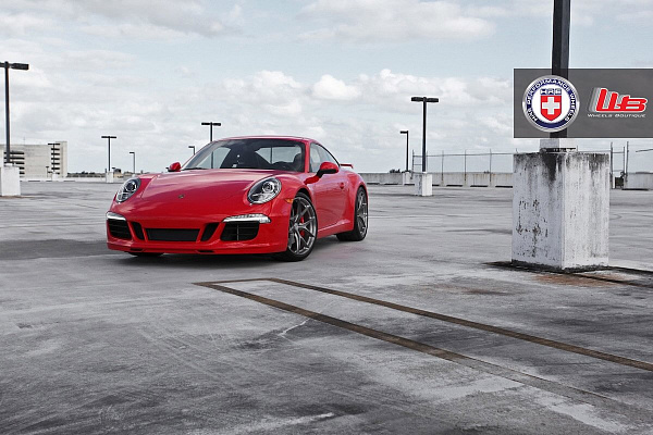 Фото дисков HRE P101 Глянцевый темный лак на Porsche 911 VII