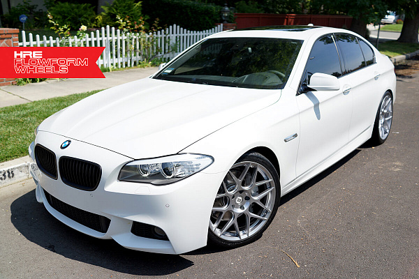 Фото дисков HRE FF01 Серебро на BMW 5/M5 (F10)