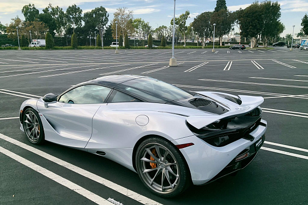 Фото дисков HRE S204H Сатиновый тонированный лак на McLaren 720S
