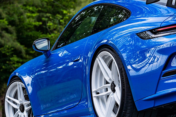 Фото дисков Anrky AN27 Белый глянец на Porsche 911 VIII