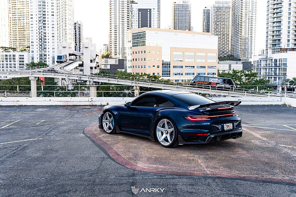 Фото дисков Anrky AN36-S Полированный лак на Porsche 911 VIII