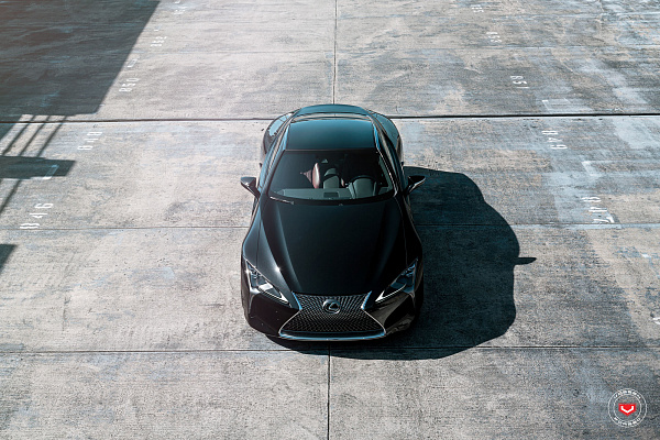 Фото дисков Vossen M-X4T Красный сатин на Lexus LC 500