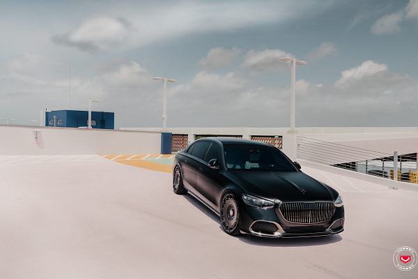 Фото дисков Vossen S21-13 Черный сатин на Mercedes-Benz S-Class (W223)