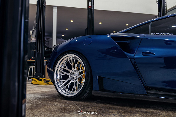 Фото дисков Anrky RS2 Полированный лак на Ferrari F8