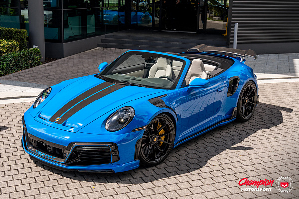Фото дисков Vossen RS92 Черный глянец на Porsche 911 VIII