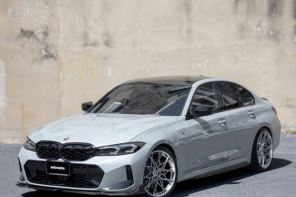 Фото дисков HRE FF10 Серебро на BMW 3/M3 (G2x/G80)