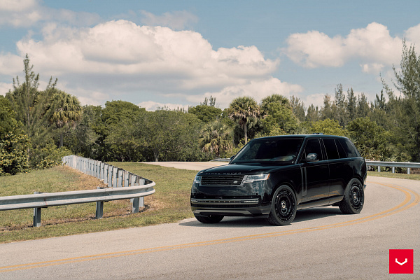 Фото дисков Vossen HF-9 Черный глянец на Land Rover Range Rover V