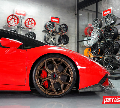 Фото дисков NOVITEC NL4 на Lamborghini Huracan