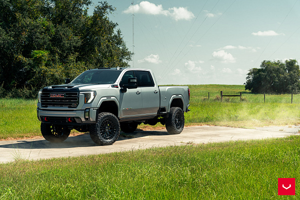 Фото дисков Vossen HFX-1 (8-Lug) Черный сатин на GMC Sierra IV