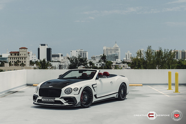 Фото дисков Vossen S17-13 Черный глянец на Bentley Continental GT III