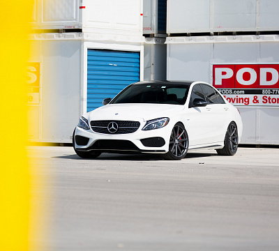 Фото дисков Vossen VFS-10 на Mercedes-Benz C-Class (W205)