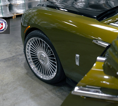Фото дисков HRE L109M на Rolls-Royce Spectre