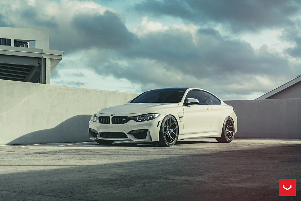 Фото дисков Vossen HF-5 Сатиновый графит на BMW 4/M4 (F32/F82)