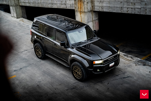 Фото дисков Vossen HFX-1 (6-Lug) Сатиновое темное золото на Toyota Land Cruiser Prado 250