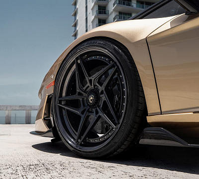 Фото дисков Anrky S3-X3 на Lamborghini Aventador