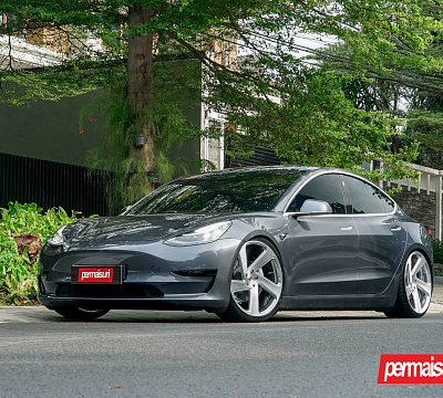 Фото дисков Vossen CG-210T на Tesla Model 3