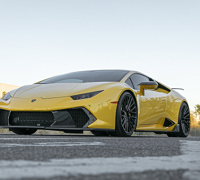 Фото дисков Vossen EVO-6T на Lamborghini Huracan