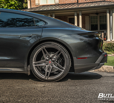 Фото дисков Vossen EVO-1 на Porsche Taycan I