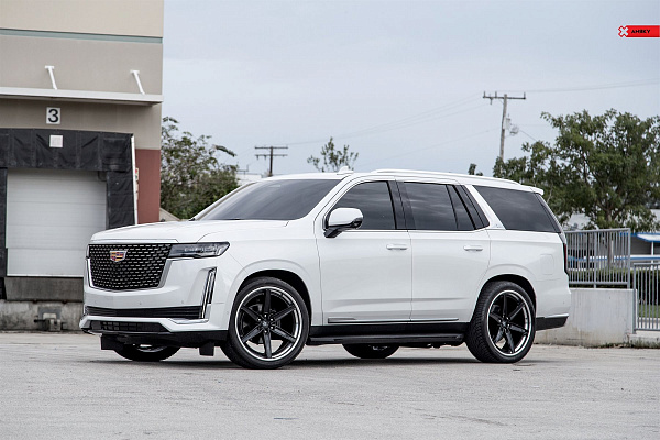 Фото дисков Anrky AN36-S Черный глянец на Cadillac Escalade V