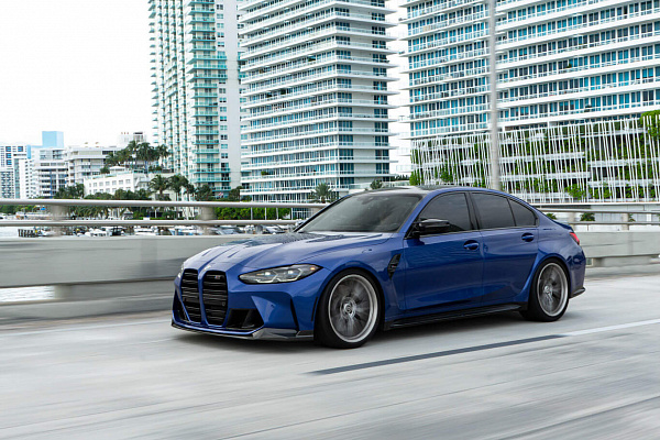 Фото дисков HRE FF28 Глянцевый графит на BMW 3/M3 (G2x/G80)
