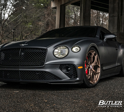 Фото дисков HRE P111SC на Bentley Continental GT III