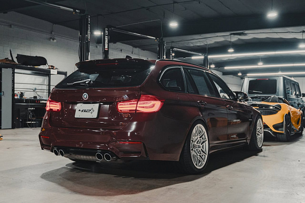 Фото дисков Brixton Forged FDE06 Серебро на BMW 3/M3 (F3x/F80)