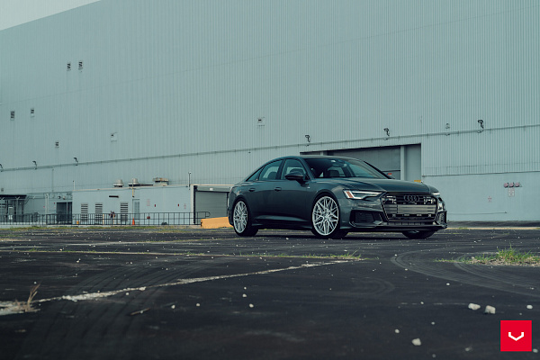 Фото дисков Vossen HF-7 Серебро на Audi A/RS 6 (C8)
