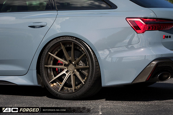 Фото дисков BC Forged HCA191 Сатиновая бронза на Audi A/RS 6 (C8)