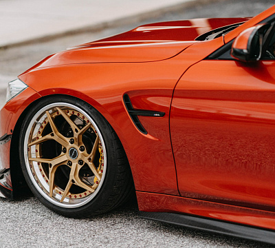 Фото дисков Brixton Forged PF5 на BMW 4/M4 (F32/F82)