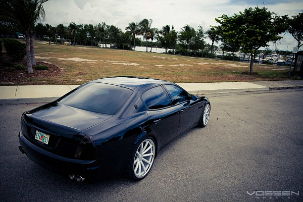 Фото дисков Vossen CV1 Серебро на Maserati Quattroporte V