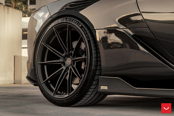 Фото дисков Vossen HFX-2 (5-Lug) Черный сатин на Lexus LC 500