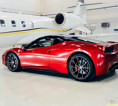 Фото дисков HRE P204 на Ferrari 458