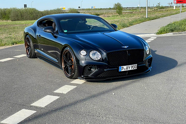 Фото дисков Anrky AN37 Черный глянец на Bentley Continental GT III