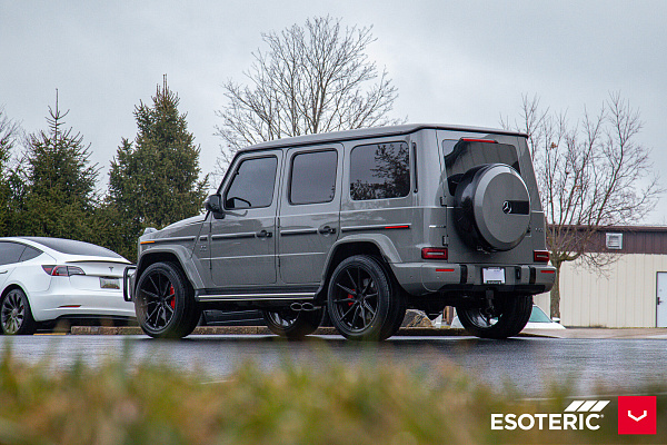Фото дисков Vossen HF-3 Черный сатин на Mercedes-Benz G-Class III