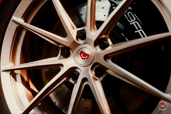 Фото дисков Vossen VPS-1 Глянцевая шампань на Porsche 911 VIII