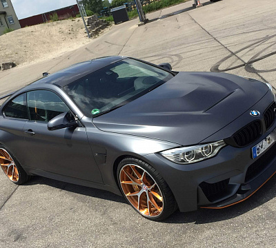 Фото дисков HRE P101 на BMW 4/M4 (F32/F82)
