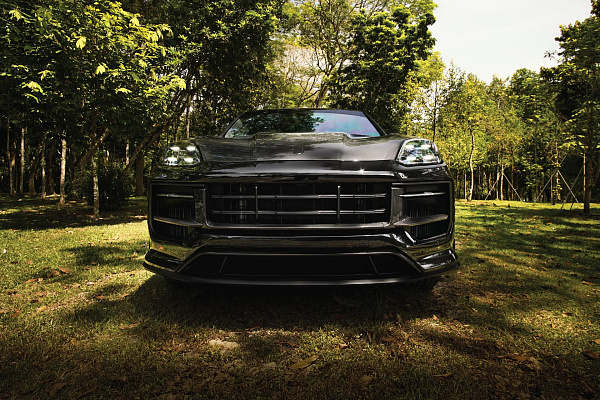 Фото дисков Brixton Forged PF13-RS Aerotech Черный глянец на Porsche Cayenne III